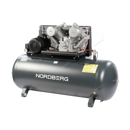 Компрессор поршневой с ременной передачей 380 В, ресивер 500 л, 1400 л/мин NCP500/1400 (NORDBERG)