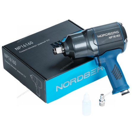 Пневмогайковерт ударный 3/4", 2000 Нм NP16160 (NORDBERG)