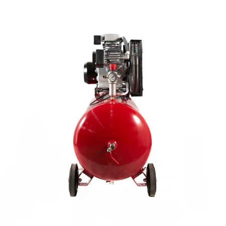 Компрессор ROSSVIK СБ4/С-100.LB40, 580л/мин, 10бар, ресивер 100л, 380В/3кВт RAL3001 КРАСНЫЙ