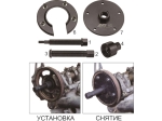 Набор инструментов для демонтажа шкива привода насоса водяного (FORD,MAZDA 2.5/3.0) JTC