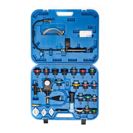 ST103 Набор инструментов для тестирования давления в радиаторе, 28 предметов