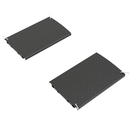 Комплект окрашенных сдвижных пластин