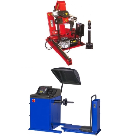 Комплект TS-26I Станок для мобильного грузового шиномонтажа+TS-850 Балансировочный станок 380V