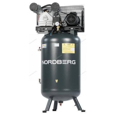 Компрессор вертикальный поршневой с ременной передачей 380 В, ресивер 270 л, 690 л/мин NCPV300/690 (NORDBERG)