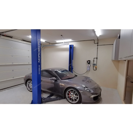 Подъемник 2 х стоечный 4т снятие со стопоров с одной колонны 380в N4120BM-4B_380