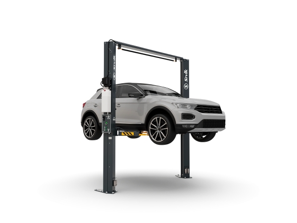 Подъемник автомобильный гидравлический двухстоечный 4,2т снятие со стопоров с одной колонны + с верхней синхронизацией ПГА-4200-КЕ