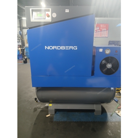 Компрессор винтовой, 15 кВт, 1910 л/мин, 10 бар, IP55, ресивер 500 л, осушитель NCA20RD RM 680 (NORDBERG)