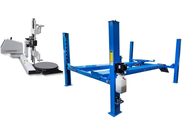 Комплект ES4D-S Подъемник 4-хст. г/п 4.0т,эл/гидр. с траверсой+СКО-1Л Тест система