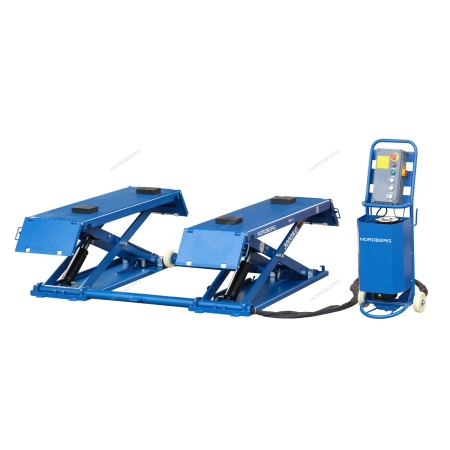 Ножничный подъемник автомобильный 3т напольный 380в N632-3B