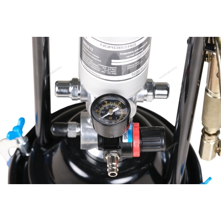 Установка пневматическая для раздачи густой смазки с баком 12 л NO5012 ( NORDBERG)