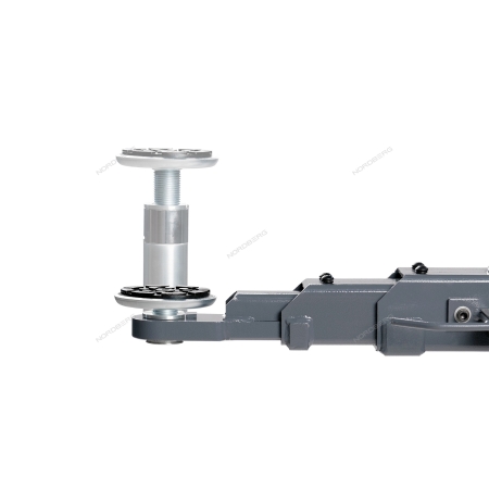 Подъемник автомобильный двухстоечный гидравлический 4,5т  электростопора + с верхней синхронизацией 380в N4124HE-4,5G