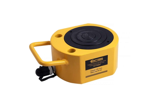 Гидравлический цилиндр низкий, телескопический 100т. Car-Tool CT-T10069
