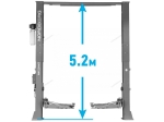 Гидравлический подъемник для автомобиля в гараж двухстоечный 6т электростопора + с верхней синхронизацией 380в N4122H1E-6G