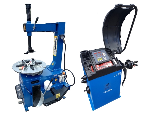 Комплект TS-21 Станок шиномонтажный 11-20"+ TS-500 Балансировочный стенд для легковых авто