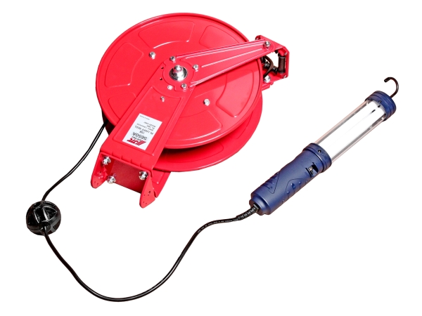 Лампа переносная на катушке с заземлением 15м провод 2мм 15A/AC100~240V JTC