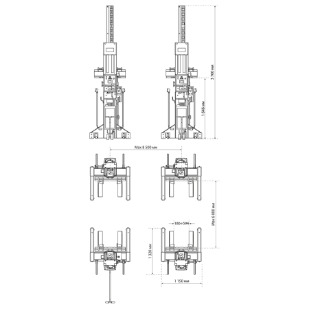 Электрогидравлический подкатной подъёмник ПГП-24000