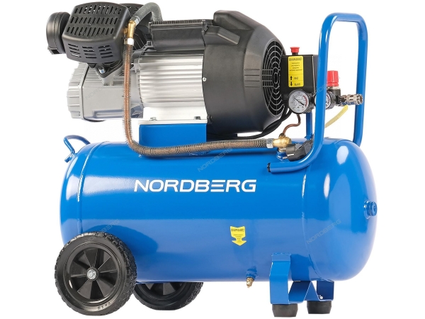 Компрессор поршневой V-образный 220 В, ресивер 50 л, 360 л/мин NCE50/360V (NORDBERG)