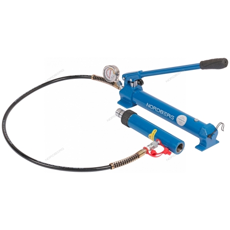 Растяжка рихтовочная c манометром в кейсе, усилие 10 т, 15 предметов N3811 (NORDBERG)