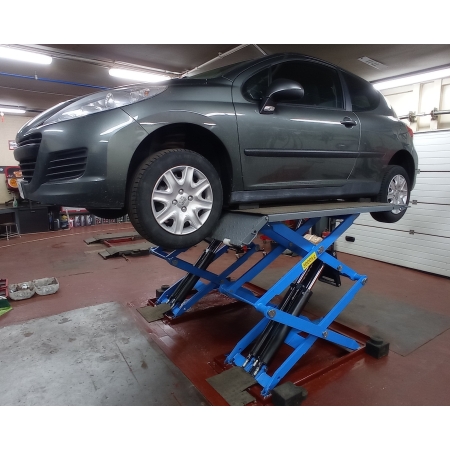 Подъемник ножницы 3т напольный TS-1113