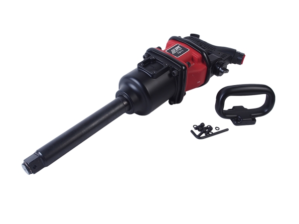 Гайковерт пневматический 1" 3390Нм 3600об/мин. 312л/мин. 90PSI шпиндель 203мм ударный L=610мм JTC