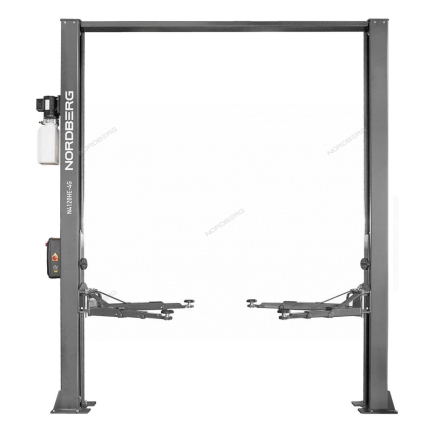 Подъемник для автосервиса двухстоечный 4т электростопора + с верхней синхронизацией 380в N4120HE-4G_3+2_380