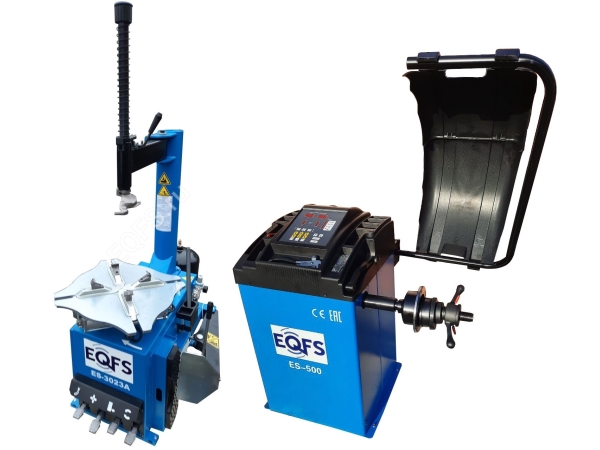 Комплект ES-3023A станок шиномонтажный + ES-500 Балансировочный стенд для легковых авто