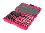 Набор инструментов для восстановления резьбы под свечи накаливания 33 предмета в кейсе JTC
