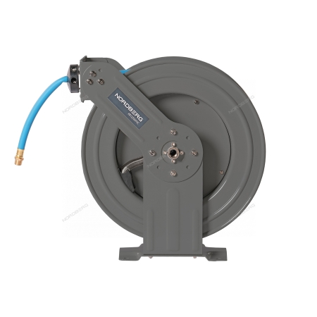 Шланг воздушный c двойным армированием на стальной катушке, гибридный ПВХ Ø 12,5х19 мм, 20 м HR1220HPVC (NORDBERG)