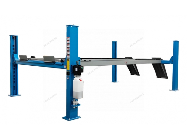 Подъемник четырехстоечный 6,5 т, для сход-развала, синий 4465B (NORDBERG)