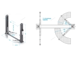 Подъемник автомобильный 2 стоечный 4,5т 380в N4125-4,5B