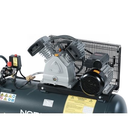 Компрессор поршневой с ременной передачей, 220 В, ресивер 100 л, 420 л/мин NCP100/420A (NORDBERG)