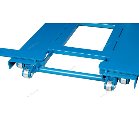 Гидравлический ножничный подъемник 3т мобильный  380в N634-3B_380