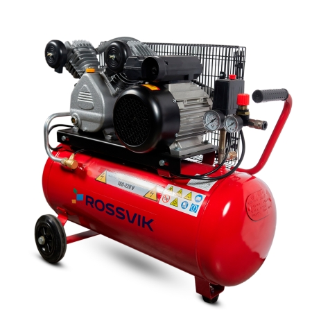 Компрессор поршневой ROSSVIK СБ4/С-50.LB24А, 360л/мин, 10бар, ресивер 50л, 220В/2,2кВт