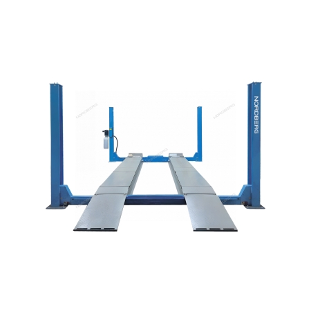 Подъемник четырехстоечный 6,5 т, для сход-развала, синий 4465B (NORDBERG)