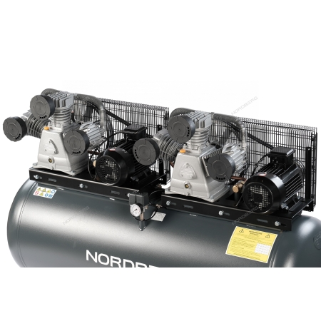 Компрессор поршневой с ременной передачей 380 В, ресивер 500 л, 1900 л/мин  NCP500/1900 (NORDBERG)