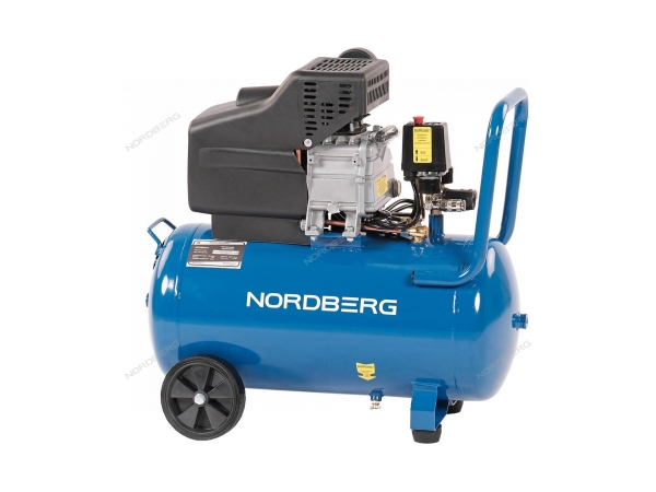 Компрессор поршневой 220 В, ресивер 50 л, 240 л/мин NCE50/241 (NORDBERG)