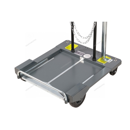 Пневмонагнетатель для масла из бочки 200 л со световой индикацией и тележкой NO40180T