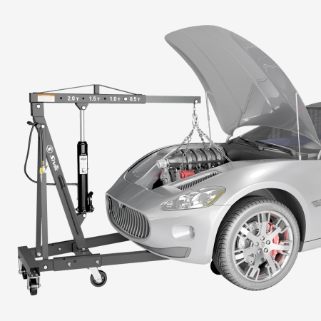 Кран гаражный гидравлический гусь 2т ОМ520