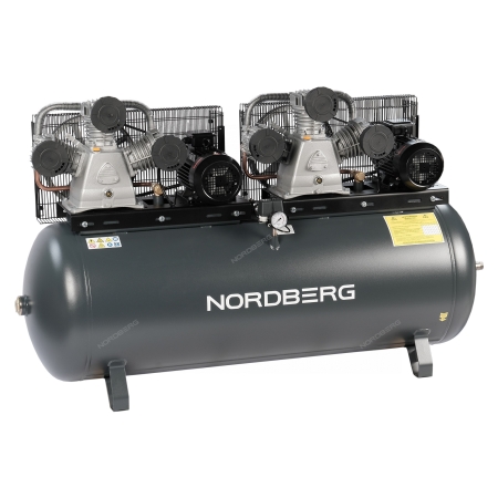 Компрессор поршневой с ременной передачей 380 В, ресивер 500 л, 1900 л/мин  NCP500/1900 (NORDBERG)