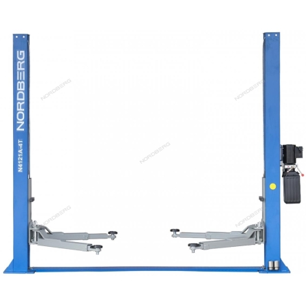 Подъемник для авто двухстоечный 4т асимметричный 380в N4121A-4T_380