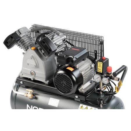 Компрессор поршневой с ременной передачей, 220 В, ресивер 50 л, 420 л/мин NCP50/420A ( NORDBERG)