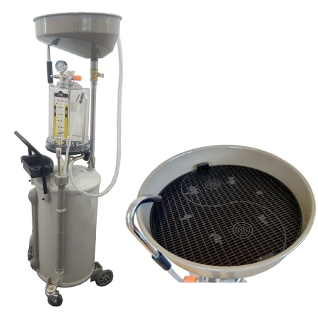 Комплект: Маслосборник + Набор съемников масляных фильтров