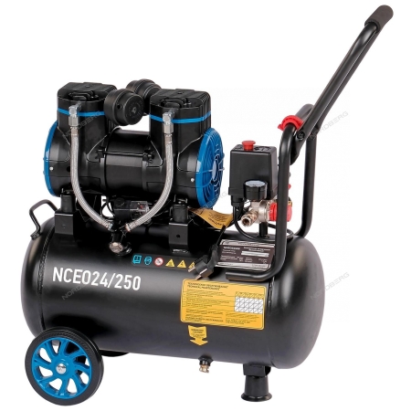 Компрессор безмасляный 220 В, ресивер 24 л, 250 л/мин NCEO24/250 (NORDBERG)