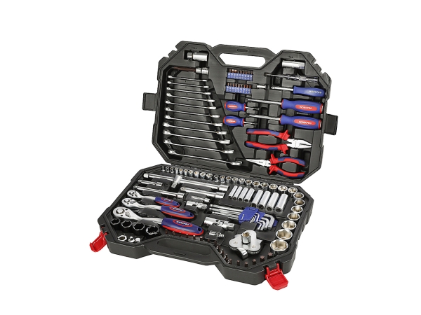 Набор инструментов 1/4"+3/8"+1/2" 123шт WP202533 WORKPRO