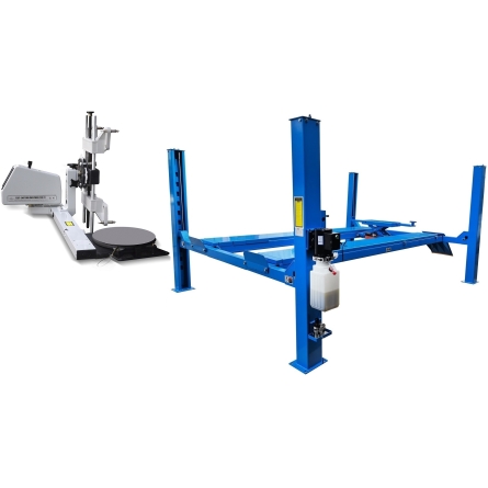 Комплект ES4D-S Подъемник 4-хст. г/п 4.0т,эл/гидр. с траверсой+СКО-1Л Тест система
