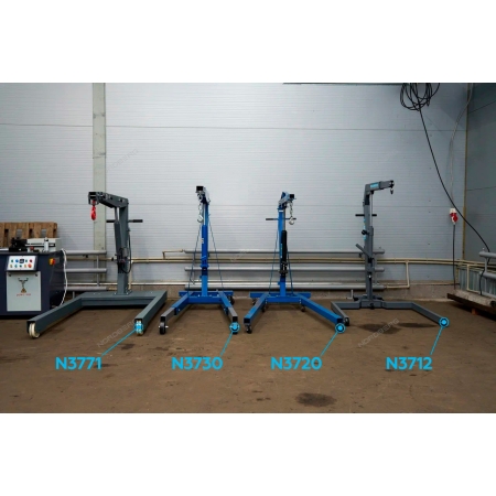Кран подкатной гидравлический складной 3т усиленный N3771