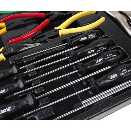 Набор инструментов для тележки инструментальной JTC-5640 (1-я секция) 25 предметов JTC