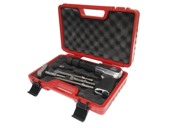 Молоток пневматический 2100уд/мин. с набором зубил 8 предметов JTC