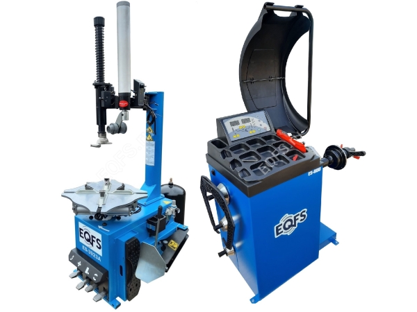 Комплект ES-3923A Шиномонтажный станок полуавтомат + ES-600 Балансировочный станок автомат