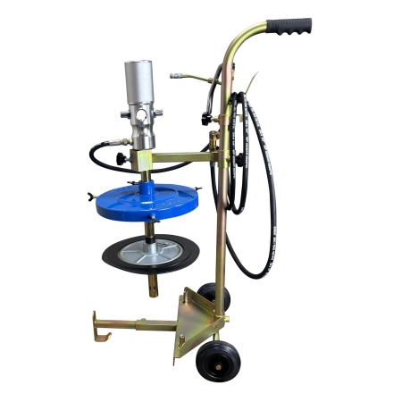 Насос для откачки масла пневматический из бочки 18-20кг с тележкой TS99435
